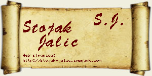 Stojak Jalić vizit kartica